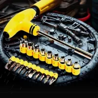 Jogo Chave Tipo T + Bits + Soquete Canhão 21pçs - Foto 2