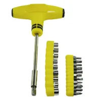 Jogo Chave Tipo T + Bits + Soquete Canhão 21pçs - Foto 3