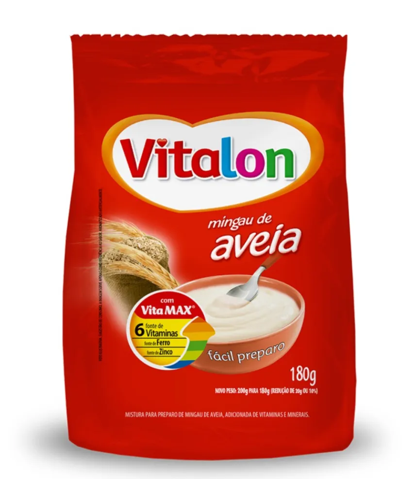 MINGAU VITALON DE AVEIA 180G