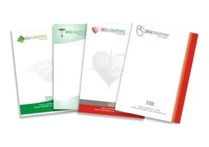 Receituário Profissional – Bloco Colado Personalizado