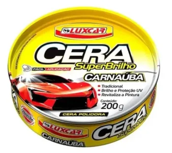 CERA PASTA SUPERBRILHO LUXCAR 200 GR