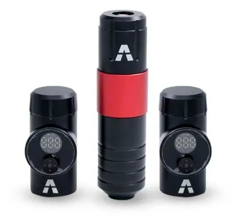 Máquina de Tatuagem ASTON MACHINE IFREE  com 2 Baterias - PRETA 