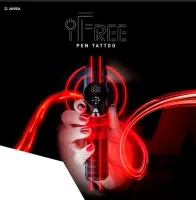 Máquina de Tatuagem ASTON MACHINE IFREE  com 2 Baterias - PRETA  - Foto 2