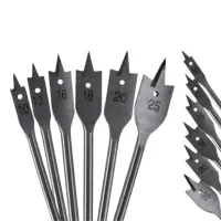 Jogo de Broca Chata para Madeira com 6 Kit Brocas Chata Madeia Marcenaria Móveis