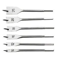 Jogo de Broca Chata para Madeira com 6 Kit Brocas Chata Madeia Marcenaria Móveis - Foto 6