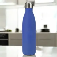 Garrafa Água Squeeze 350ml Térmica Inox Colorida Academia Escola  - Foto 2