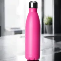 Garrafa Água Squeeze 350ml Térmica Inox Colorida Academia Escola  - Foto 3