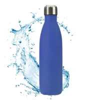 Garrafa Água Squeeze 350ml Térmica Inox Colorida Academia Escola  - Foto 5