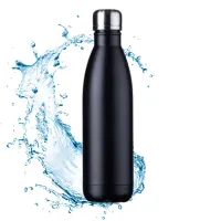 Garrafa Água Squeeze 350ml Térmica Inox Colorida Academia Escola  - Foto 7