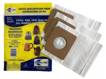 Saco Descartavel Sonic c/ 3 unidades Electrolux