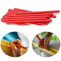 Kit 6 Lápis Carpinteiro Profissional Marceneiro Pedreiro - Foto 2