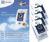 Saco Descartável Biodegradável 2 Níveis de Filtragem S-Bag Classic Electrolux, Philips, AEG, Tornado, Volta, Kit com 4 Unidades Original