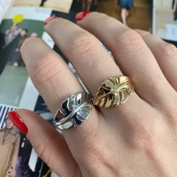 Anel Semijoia Banhado Vintage Com Opção de Escolha