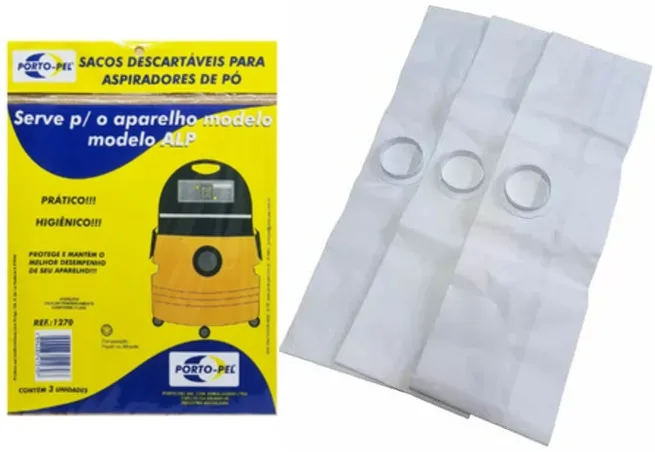 Saco descartável AL10, AL11, AL12, ALPSUPER, BLK-4011, Sublime, ASPI MVC-1100, Compact, Todos os Modelos Menos GN22. LavorWash.