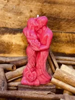 Vela casal com rosa - Foto 3