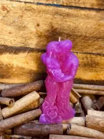 Vela casal com rosa - Foto 7