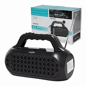 Caixa de Som Bluetooth com Lanterna E Carregamento Solar 