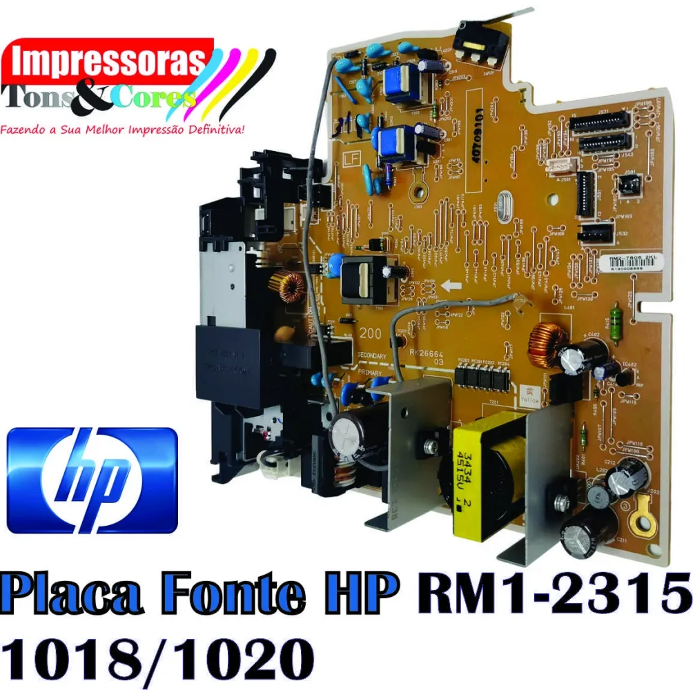 Placa fonte Original HP Laserjet 1018 1020 RM1-2315