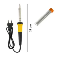 Kit Ferro De Solda Soldar Soldador 110v 30w Com Estanho Resistente ou Ferro de Solda ou Estanho - Foto 7