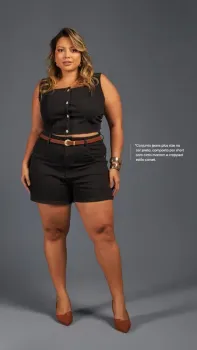 Short Plus Size | REF: 2837 - Foto 2
