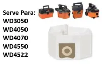Saco Descartável Ridgid VF3501 Original c/ 2und WD3050, WD4050, WD4070, WD4550, WD4522 — imagem 2