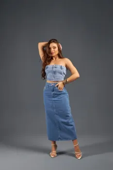 Saia Longa Slim | REF: 902767 - Foto 2