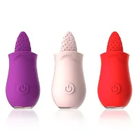 VIBRADOR DE CLITÓRIS COM LÍNGUA ESTIMULADORA 10 MODOS E VIBRAÇÃO -SI.                                              LIBYSEXSHOP