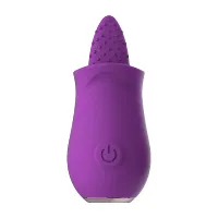 VIBRADOR DE CLITÓRIS COM LÍNGUA ESTIMULADORA 10 MODOS E VIBRAÇÃO -SI.                                              LIBYSEXSHOP - Foto 2
