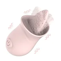 VIBRADOR DE CLITÓRIS COM LÍNGUA ESTIMULADORA 10 MODOS E VIBRAÇÃO -SI.                                              LIBYSEXSHOP - Foto 5