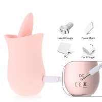VIBRADOR DE CLITÓRIS COM LÍNGUA ESTIMULADORA 10 MODOS E VIBRAÇÃO -SI.                                              LIBYSEXSHOP - Foto 8
