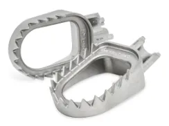 PEDALEIRA SHARK KTM (2017 OU MAIOR) HUSQ (2016 OU MAIOR) MXF (2017 OU MAIOR) INOX - BIKER