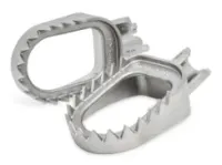 PEDALEIRA SHARK KTM (2017 OU MAIOR) HUSQ (2016 OU MAIOR) MXF (2017 OU MAIOR) INOX - BIKER