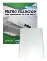 Filtro para Exaustor de Cozinha 80cm x 60cm contem 1 Unidade