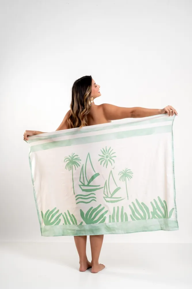 Pareô/Canga - Verde Tropical