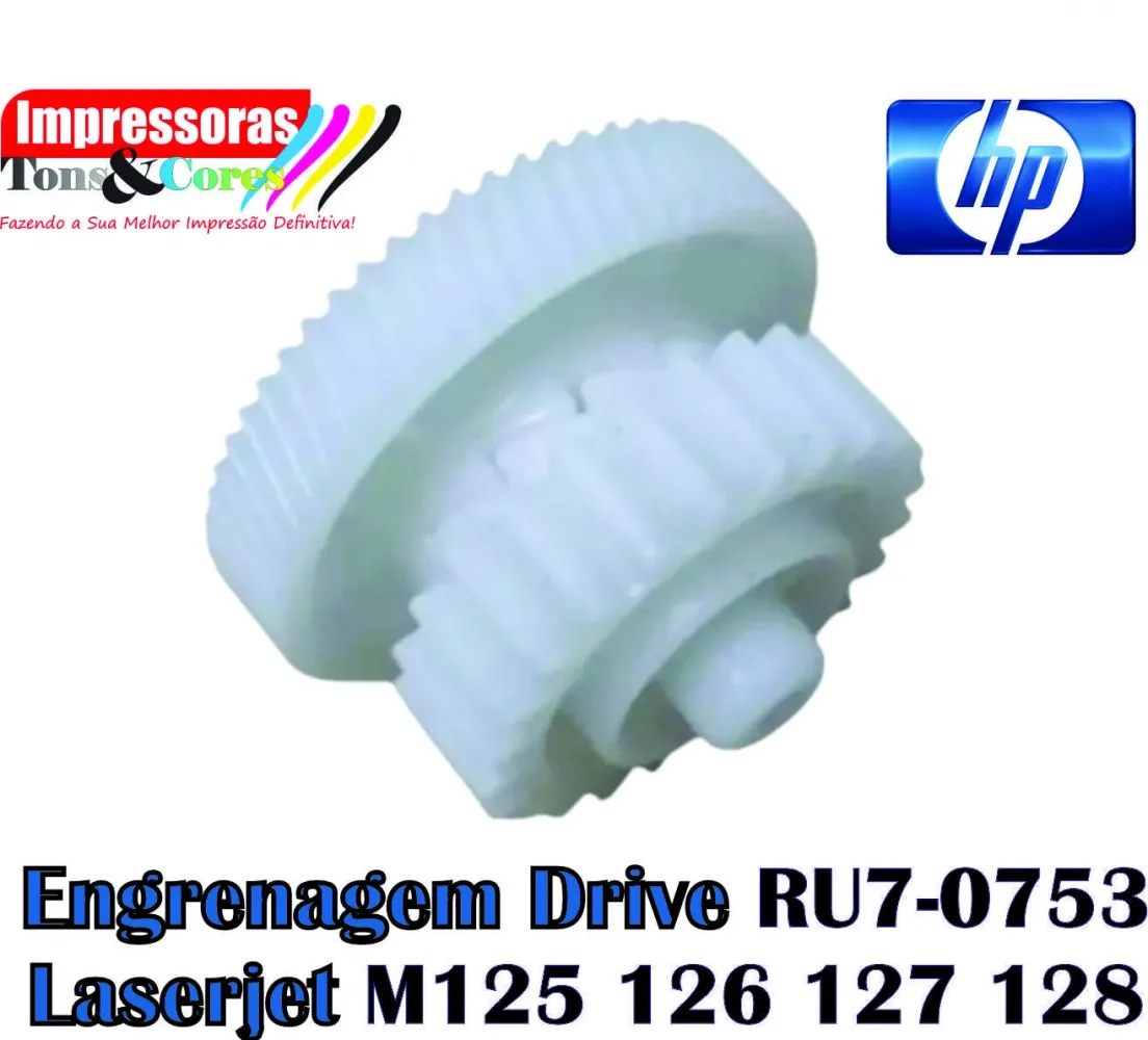 Engrenagem Drive Fusor Hp M125 M126 M127fn M128 RU7-0753