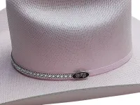 Ref: 15000 - Chapéu Country Dallas Lona Com Strass - Cor Rosa Bebê - Foto 3