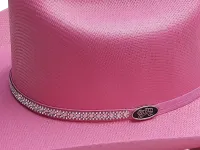 Ref: 15000 - Chapéu Country Dallas Lona Com Strass - Cor Pink - Foto 3
