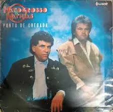 VINIL MATOGROSSO E MATHIAS PONTO DE CHEGADA COM ENCARTE (PRODUTO USADO - MUITO BOM)