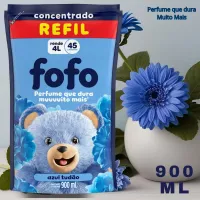 Amaciante de Roupa Líquido Concentrado Azul Tudão 900ML - Foto 2