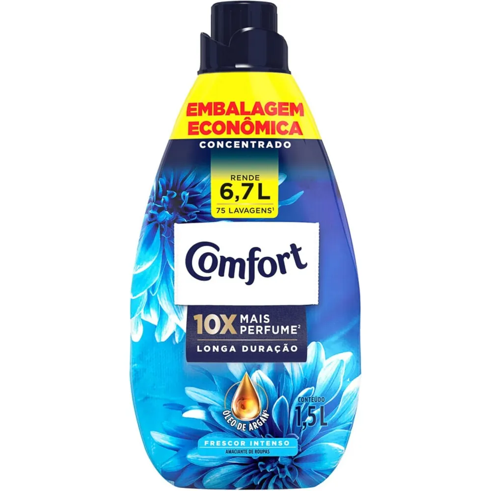 Amaciante Comfort  Concentrado Frescor Intenso 1,5 L