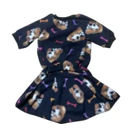 Roupa pet inverno vestido feito de soft, super quentinho e confortável para cães e gatos - Foto 11