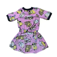 Roupa pet inverno vestido feito de soft, super quentinho e confortável para cães e gatos - Foto 12