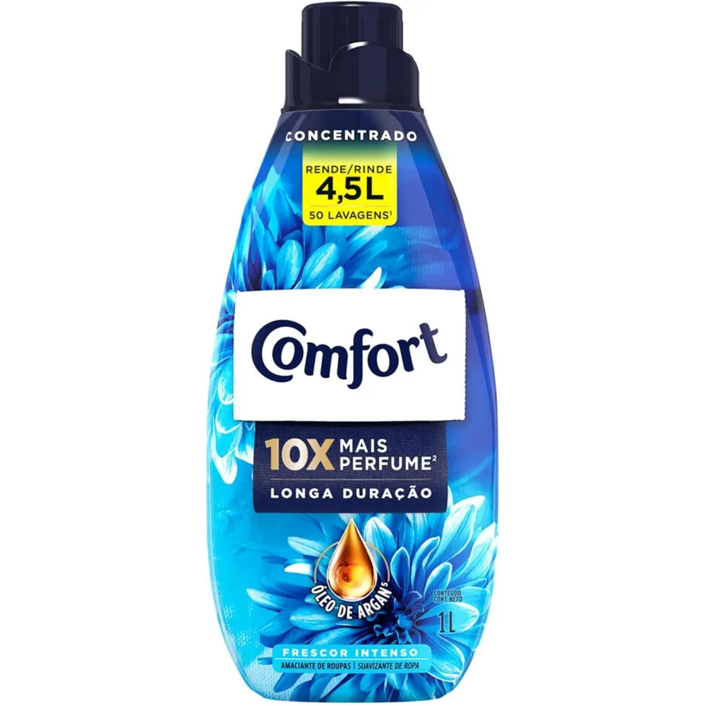 Amaciante Concentrado Comfort Frescor Intenso 1 L Imagem