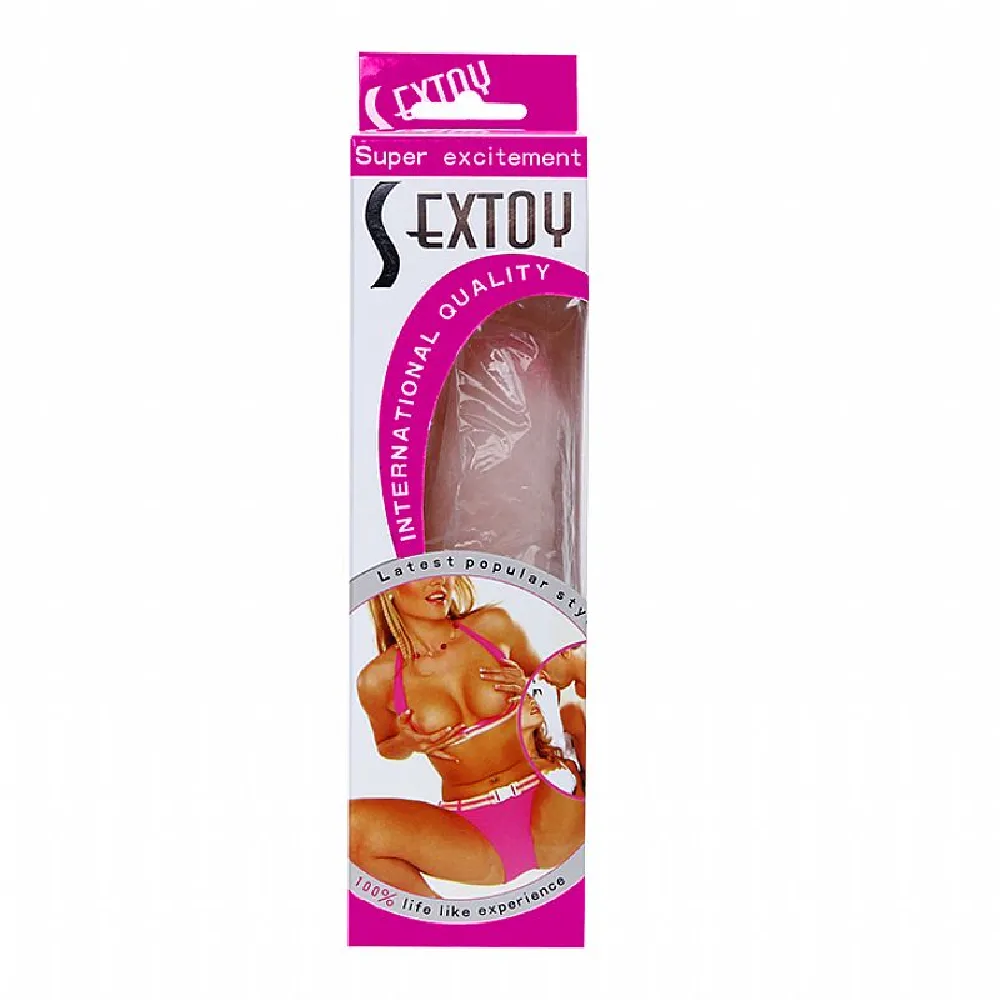 PÊNIS DILDO COR BEGE CLARO REALÍSTICO COM VÉRTEBRA  16,0 X 3,2CM - SEXTOY.                                                         LIBYSEXSHOP Imagem