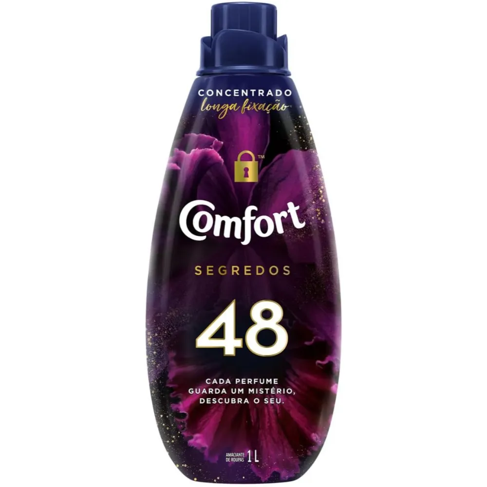 Amaciante De Roupa Concentrado Comfort 48 Segredos 500ml Imagem