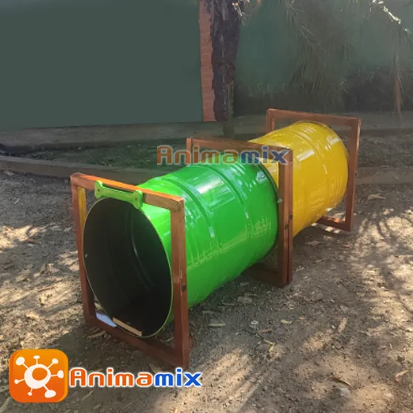 Tambor Túnel  Pet Duplo Particionado