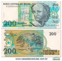 C215 - 200 Cruzeiros (Efígie da República) - Fe