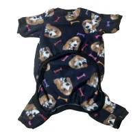 Roupa pet inverno macacão feito de soft, super quentinho e confortável para cães e gatos - Foto 4