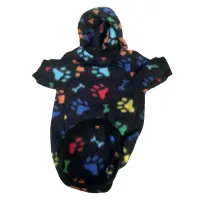 Roupa pet inverno casaco de capuz feito de soft, super quentinho e confortável para cães e gatos - Foto 3