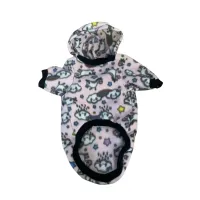 Roupa pet inverno casaco de capuz feito de soft, super quentinho e confortável para cães e gatos - Foto 4